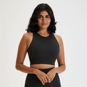 Black RIB Dylan Tank Bra